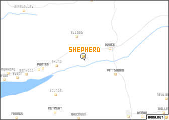 map of Shepherd