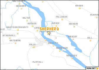 map of Shepherd