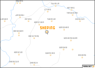 map of Sheping