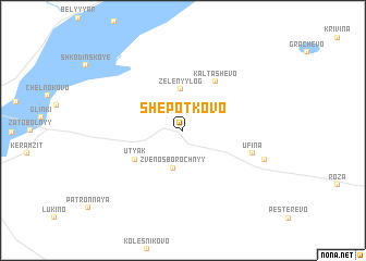 map of Shepotkovo