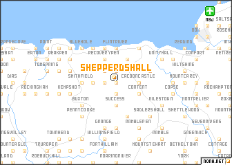 map of Shepperds Hall