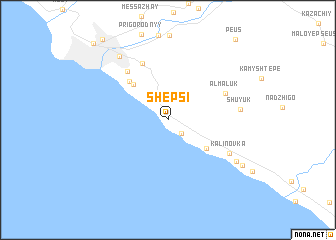 map of Shepsi