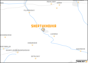 map of Sheptukhovka