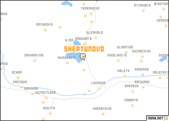map of Sheptunovo