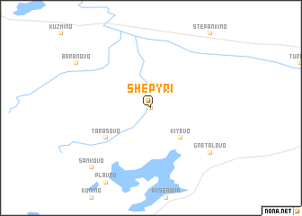 map of Shepyri