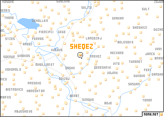 map of Sheqëz