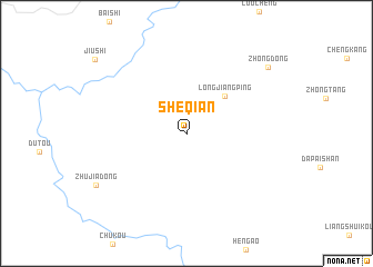 map of Sheqian