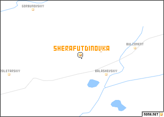 map of Sherafutdinovka