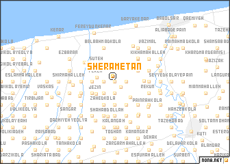 map of Sherāmetān