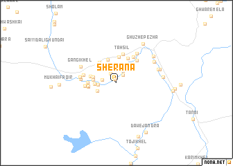 map of Sherana
