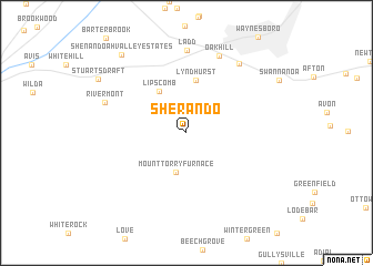map of Sherando