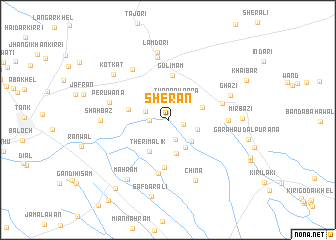 map of Sheran