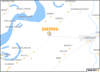 map of Sherard