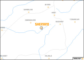 map of Sheraro