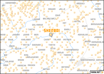 map of Sherbāi