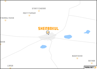 map of Sherbakul\