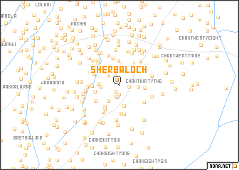 map of Sher Baloch