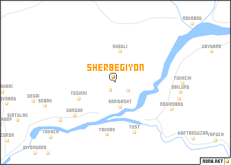 map of Sherbegiyon