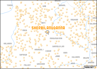 map of Sherbilanddanna