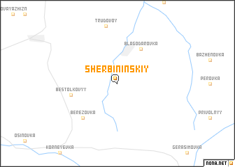 map of Sherbininskiy