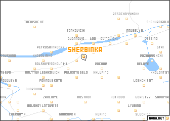 map of Sherbinka