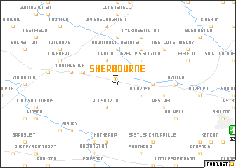 map of Sherbourne