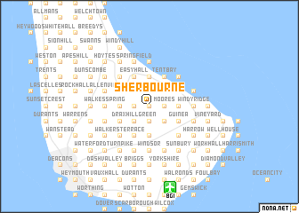 map of Sherbourne