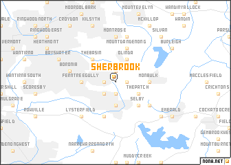 map of Sherbrook