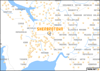 map of Sherbro Town