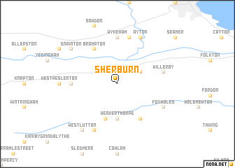 map of Sherburn