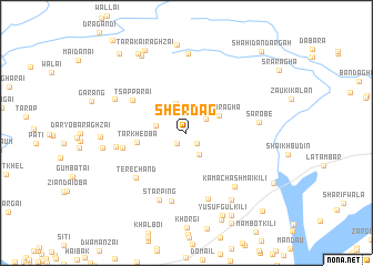 map of Sher Dag