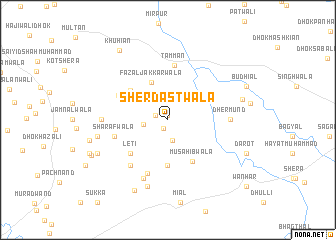 map of Sherdastwāla