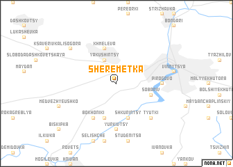 map of Sheremetka