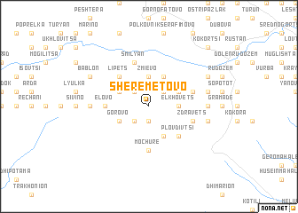 map of Sheremetovo