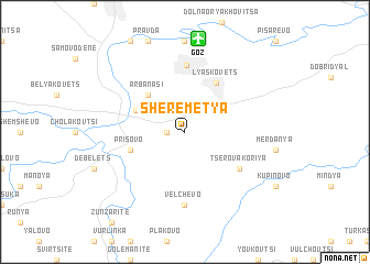 map of Sheremetya