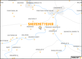 map of Sheremet\