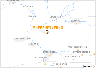 map of Sheremet\