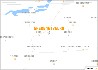 map of Sheremet\