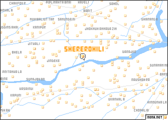 map of Shere Rohili