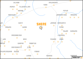 map of Shere