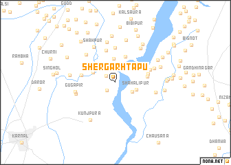 map of Shergarh Tāpu