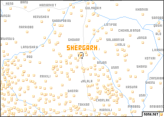 map of Shergarh