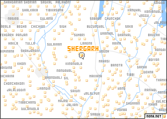 map of Shergarh