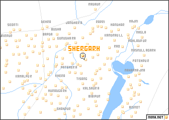 map of Shergarh