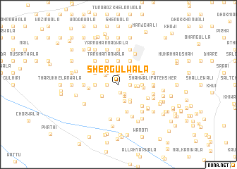map of Shergulwāla