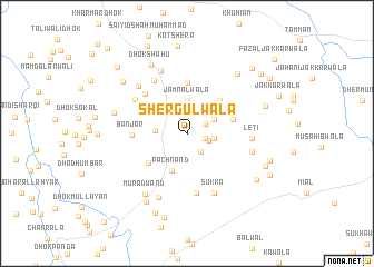 map of Sher Gulwāla