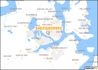 map of Sheridan Park