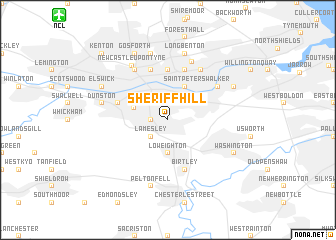 map of Sheriff Hill