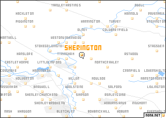 map of Sherington