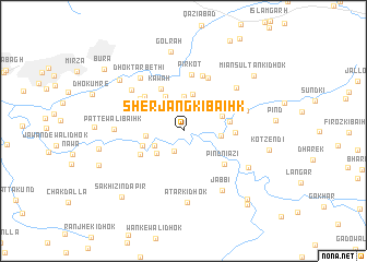 map of Sher Jang ki Baihk